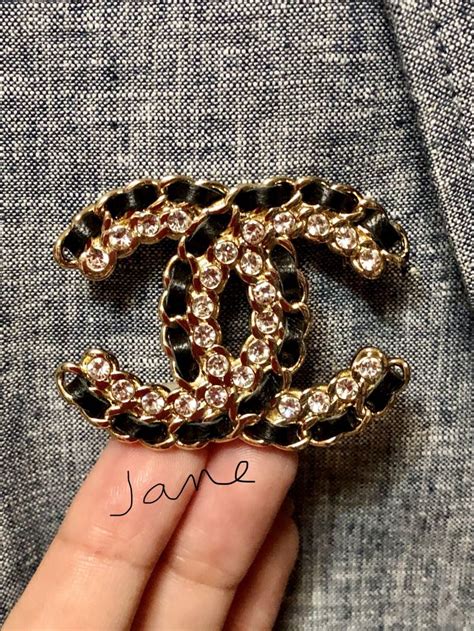 chanelgold brooch replica|knock off chanel brooch.